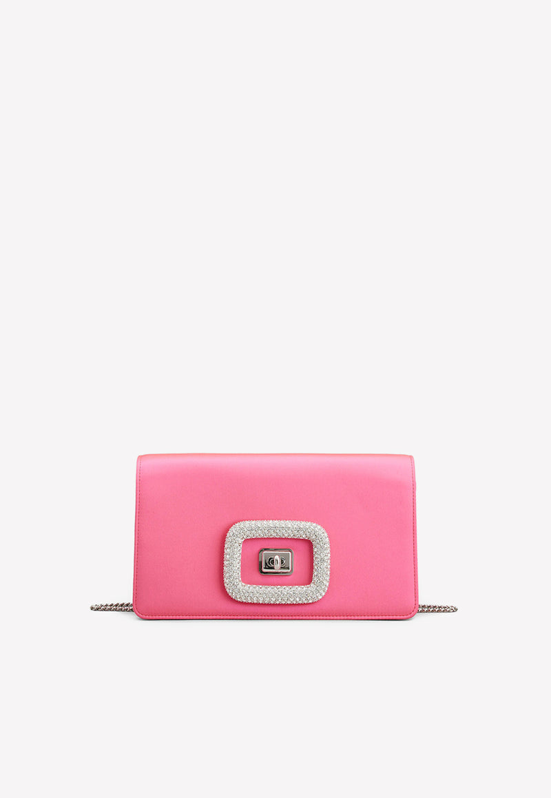 Viv' Choc Jewel Mini Bag in Satin Roger Vivier RBWAOGC0100RS0M820 Pink