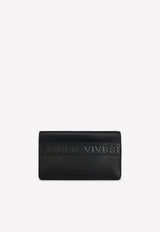 Roger Vivier Viv' Choc Mini Bag in Leather Black RBWAOGW0100MU5B999 VITELLO VENICE BAS