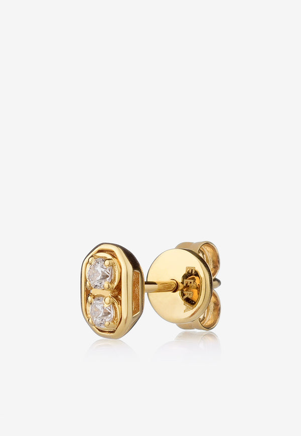 EÉRA Special Order - Roma Diamond Stud Earring in 18-karat Yellow Gold RMERFP01U4