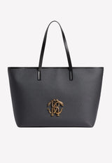 Mirror Snake Tote Bag in Leather