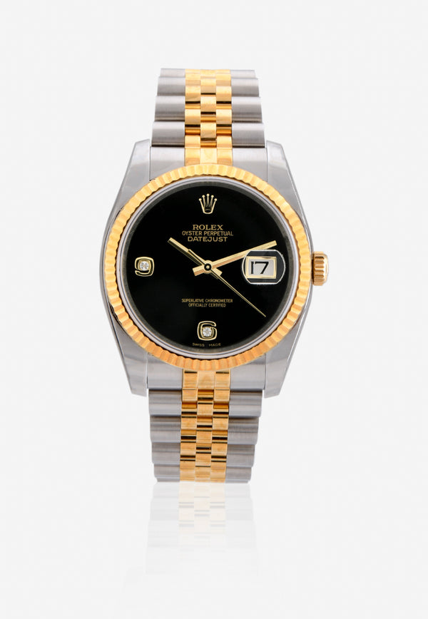 Oyster Perpetual Datejust Bi-Color with Gold and Diamonds