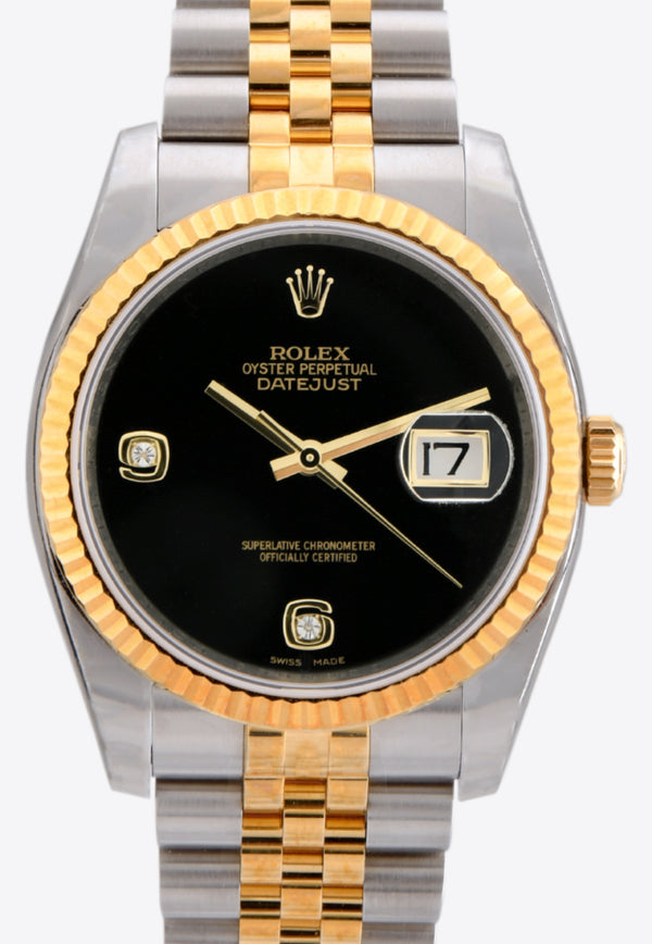Oyster Perpetual Datejust Bi-Color with Gold and Diamonds