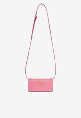 Tom Ford Mini Shoulder Bag in Croc-Embossed Leather Pink S0342-LCL150G 1P003