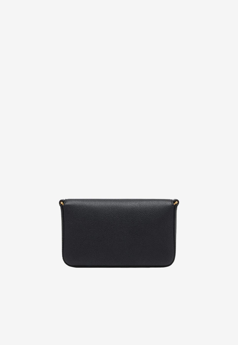 Tom Ford Mini Tara Crossbody Bag in Grained Leather Black S0438-LCL208G 1N001