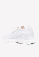 Gianvito Rossi Glover Stretch Bouclé Low-Top Sneakers White S25213 W1WWT KIBBIAN KNIT BOUCLE WHITE