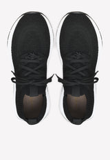 Gianvito Rossi Glover Stretch Bouclé Low-Top Sneakers Black S25273 M1WBT KIBNERO KNIT BOUCLE BLACK