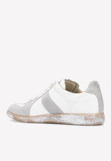Maison Margiela Replica Leather Low-Top Sneakers S37WS0562P3724H8339 Off-white