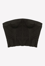 Maison Margiela Strapless Corset Top SI0NT0001S60416/L Black