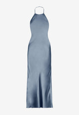Shona Joy La Lune Halter Neck Midi Dress Light Blue SJ6027LIGHT BLUE