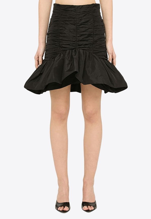 Patou Ruffled Mini Skirt Black SK0410011CO/M_PATOU-999B