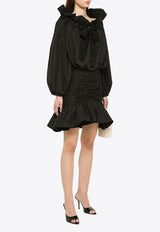 Patou Ruffled Mini Skirt Black SK0410011CO/M_PATOU-999B