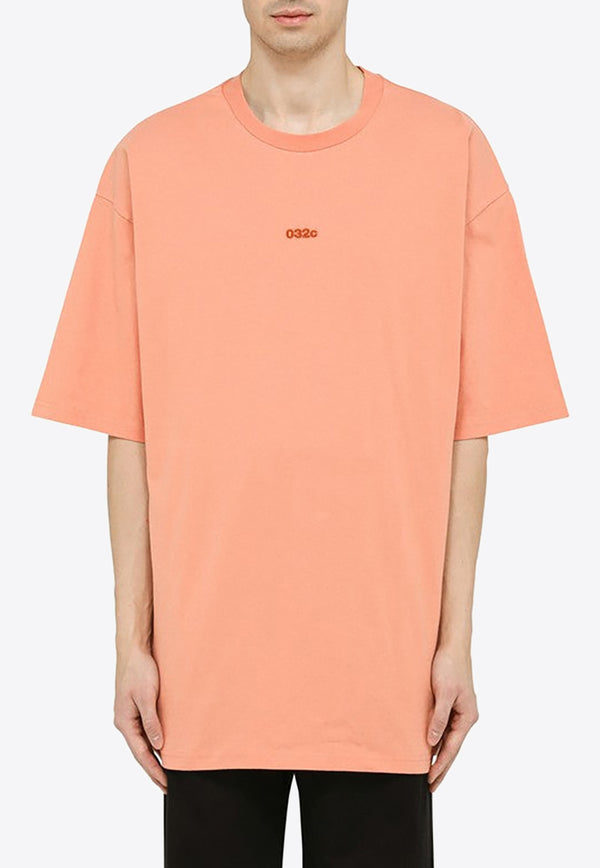 032c Terra Oversized Logo T-shirt Orange SS23-C-1071CO/M_032C-WT