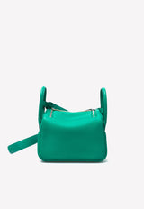 Mini Lindy in Menthe Taurillon Clemence with Palladium Hardware