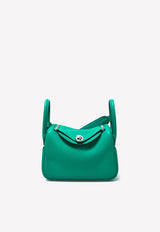 Mini Lindy in Menthe Taurillon Clemence with Palladium Hardware