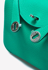 Mini Lindy in Menthe Taurillon Clemence with Palladium Hardware