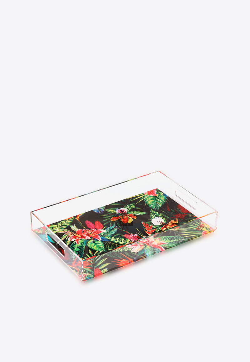 Tropical Acrylic Serving Tray