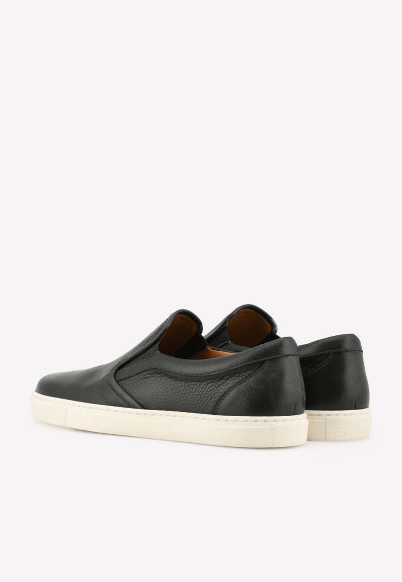 Slip-On Sneakers in Leather