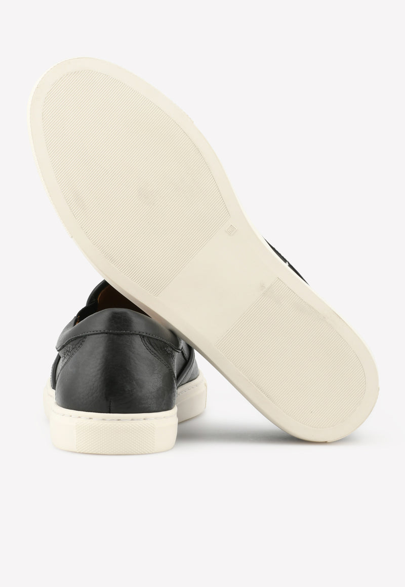 Slip-On Sneakers in Leather