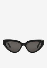Balenciaga Everyday Cat-Eye Sunglasses Black BB0270SBLACK