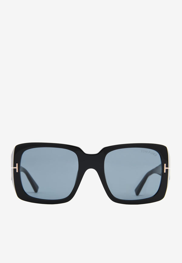 Tom Ford Ryder 02 Square Sunglasses Blue FT103501V51BLACK MULTI