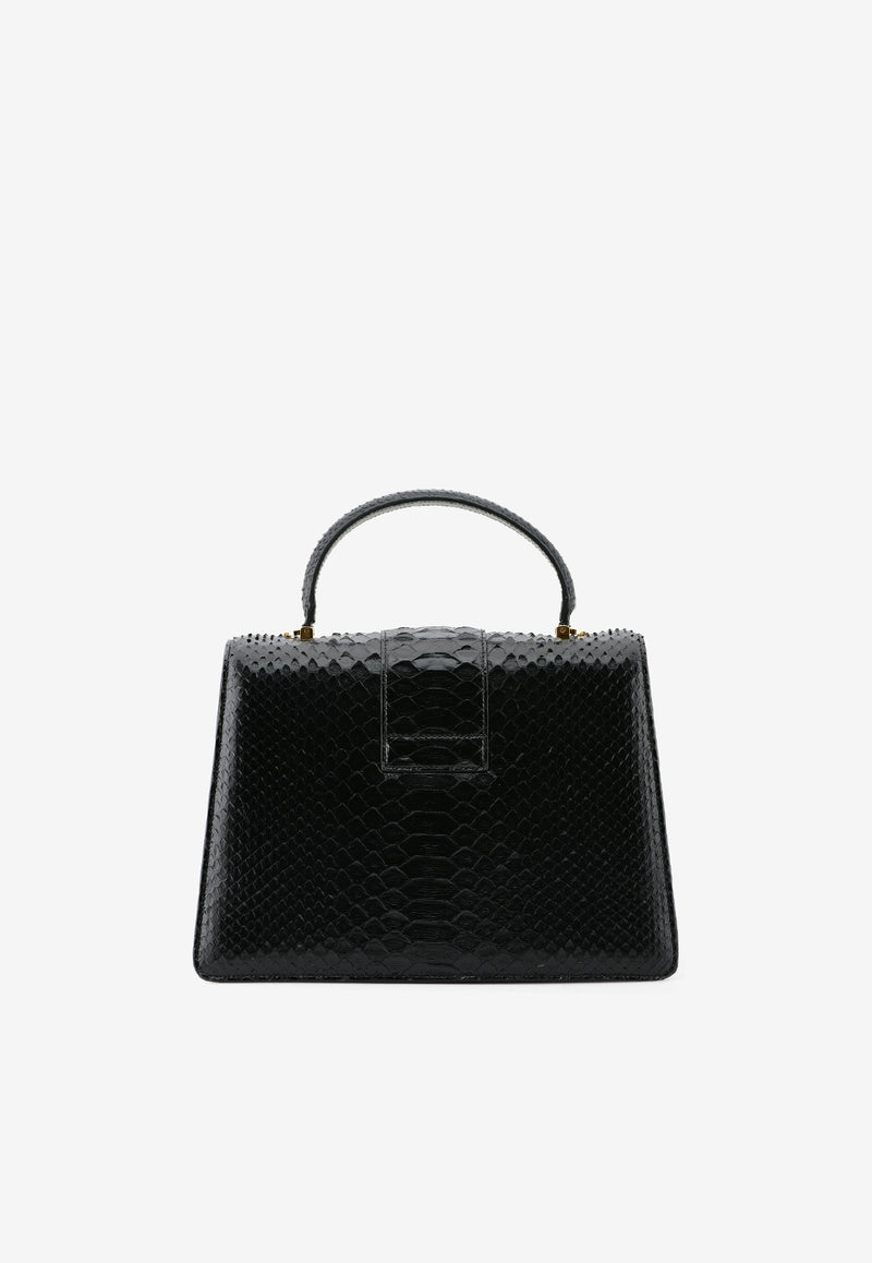 Tom Ford Medium 001 Top Handle Bag in Snake-Embossed Leather L1289E-EPY005 U9000