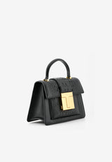 Tom Ford Small 001 Top Handle Bag in Croc-Embossed Leather L1310T-LCL124 U9000