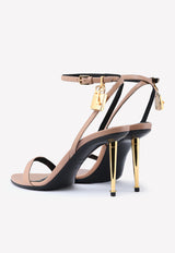 Tom Ford Padlock 85 Naked Pointy Sandals in Calf Leather W2748T-LKD002 U3002 Blush