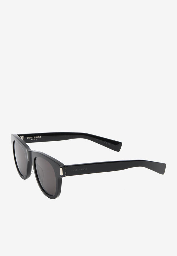 Saint Laurent SL 571 Square Sunglasses SL571BLACK Gray