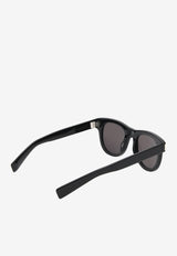 Saint Laurent SL 571 Square Sunglasses SL571BLACK Gray