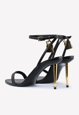Tom Ford Padlock 85 Naked Pointy Sandals in Calf Leather W2748T-LKD002 U9000 Black
