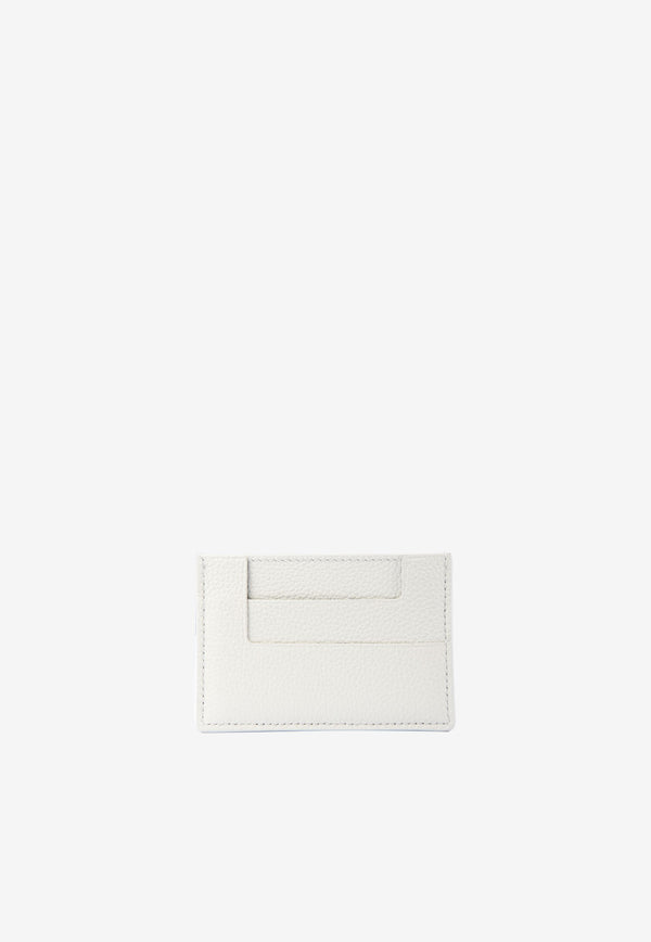 Tom Ford TF Classic Cardholder in Grained Leather White S0250T-LCL095 U1003