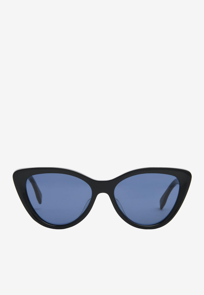 Fendi Cat-Eye Logo Sunglasses FE40087UBLACK Blue