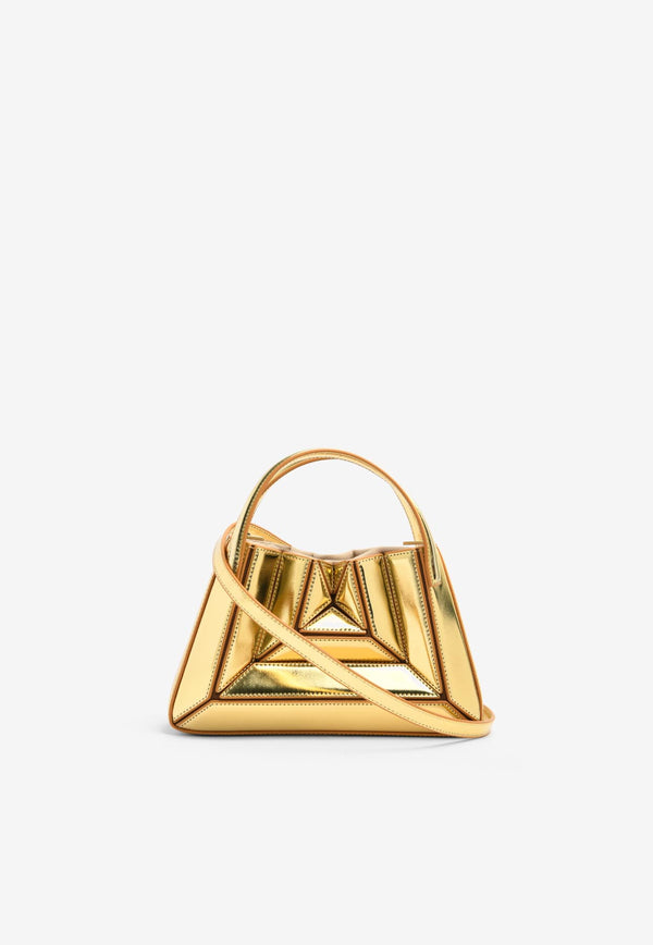 Mlouye Mini Sera Top Handle Bag Gold 10-030-113GOLD