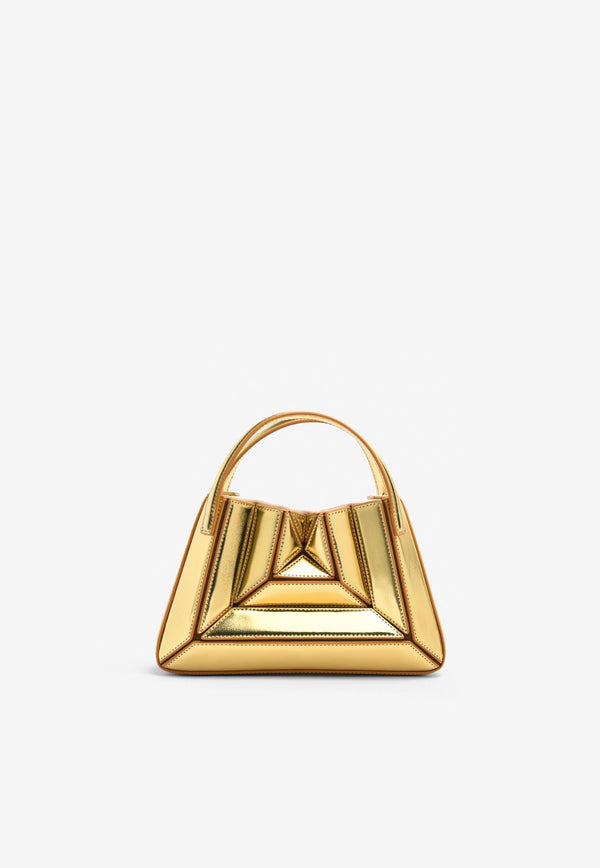 Mlouye Mini Sera Top Handle Bag Gold 10-030-113GOLD