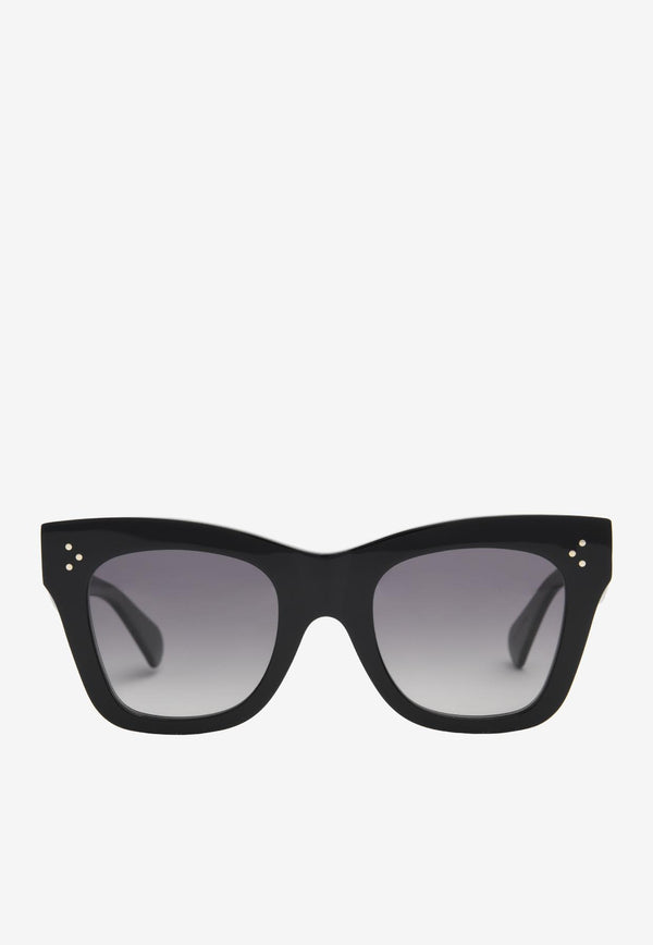 Celine Square Acetate Sunglasses Gray CL4004IN-5001DBLACK
