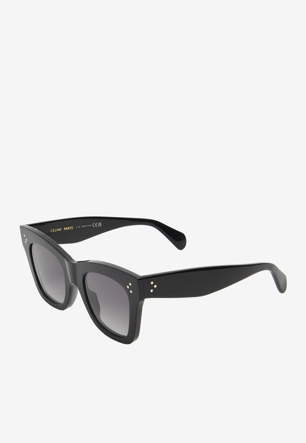 Celine Square Acetate Sunglasses Gray CL4004IN-5001DBLACK