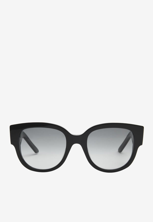 Dior Wildior BU Round Sunglasses Gray CD40021U-5401BBLACK