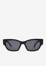 Celine Square Acetate Sunglasses Gray CL40197UBLACK