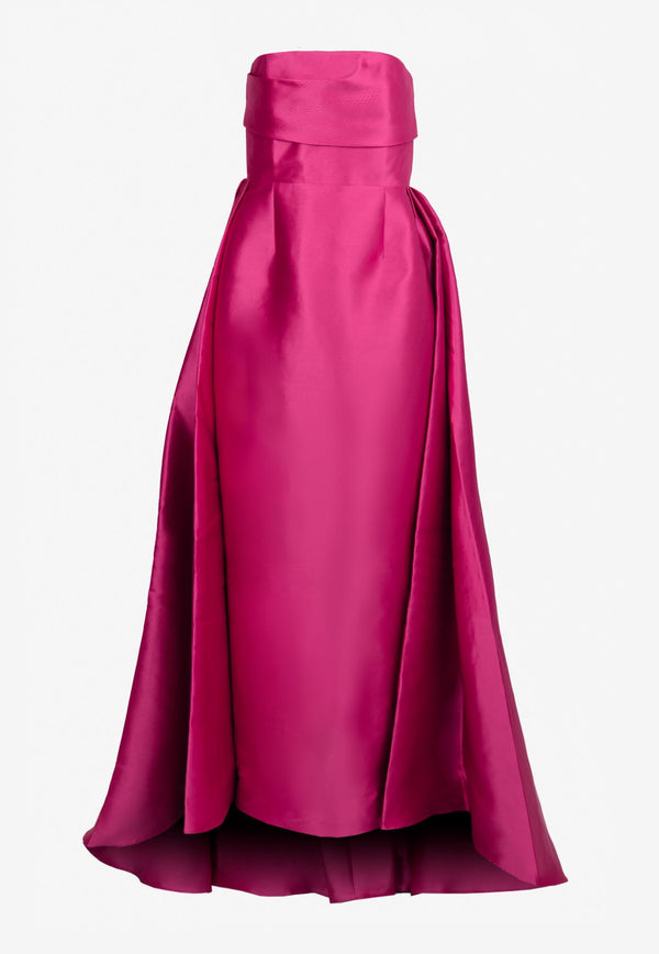 Solace London Tiffany Strapless Maxi Dress Pink OS34030PINK