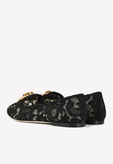 Dolce & Gabbana Devotion Taormina Lace Ballet Flats Black CP0010 AY198 80999