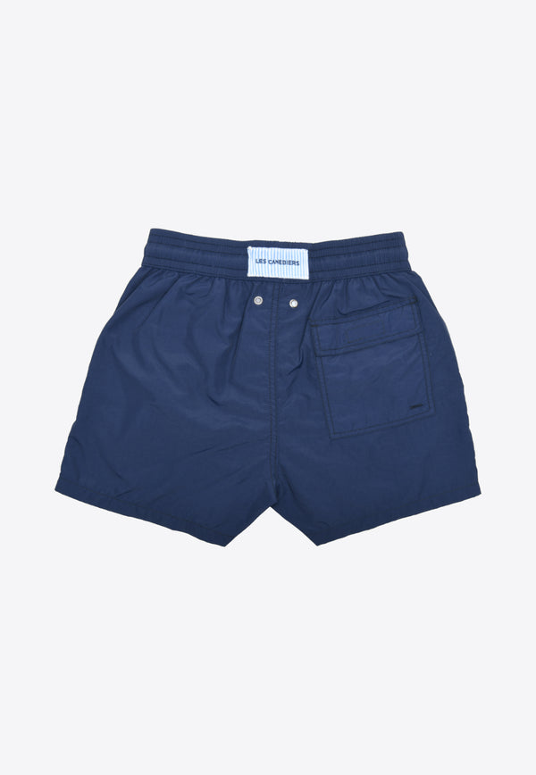 Les Canebiers Ermitage Court All In Swim Shorts in Navy Ermitage Court All In-Navy