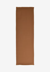 Tom Ford Logo Silk Scarf Brown SF0010-FAX040 KB300
