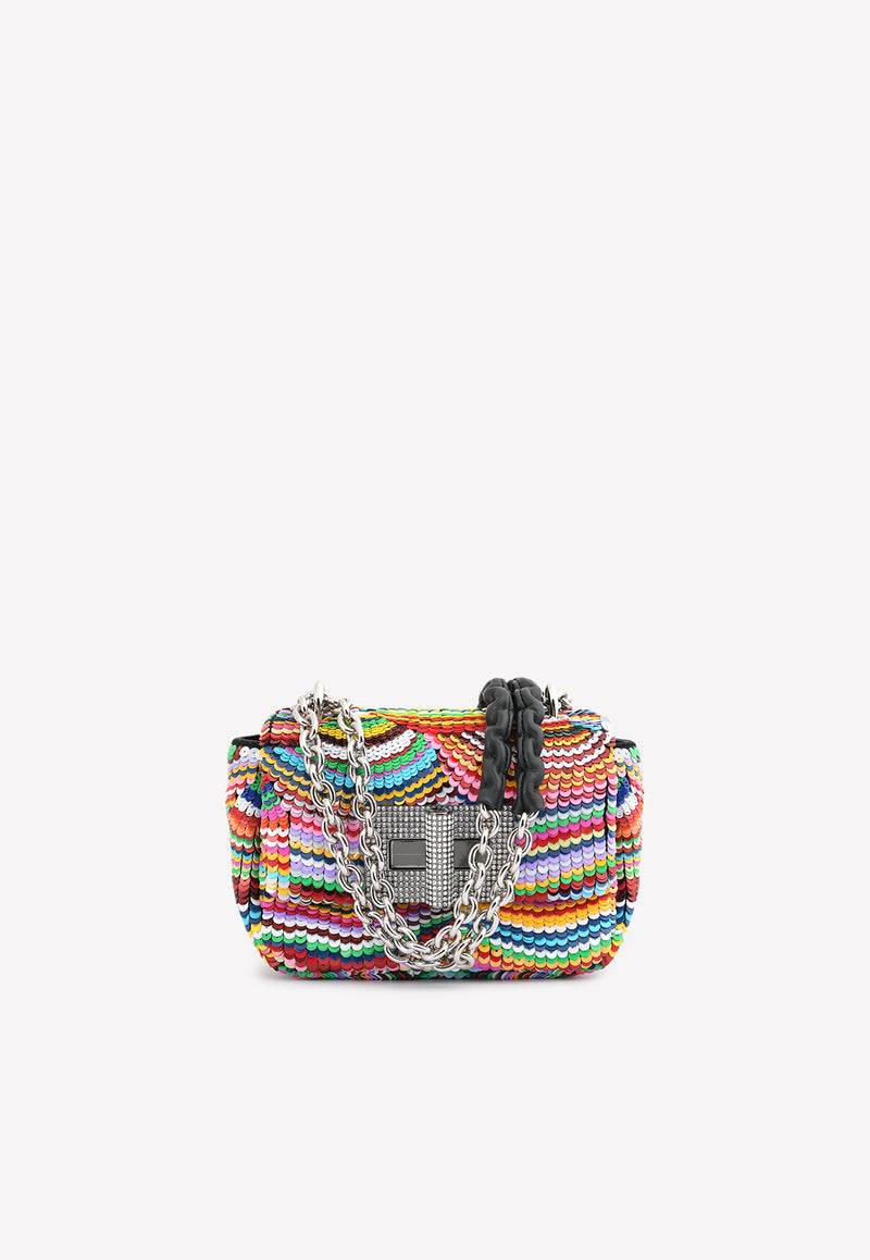 Mini Natalia Sequin Embellished Shoulder Bag Tom Ford Multicolor LE117P-X72 MTC
