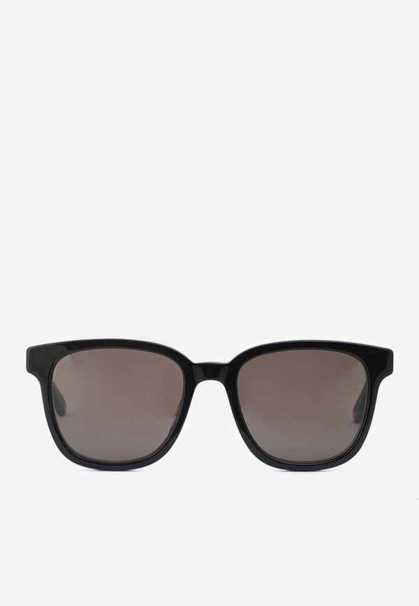 Gucci Square Acetate Sunglasses Gray GG0848SKBLACK