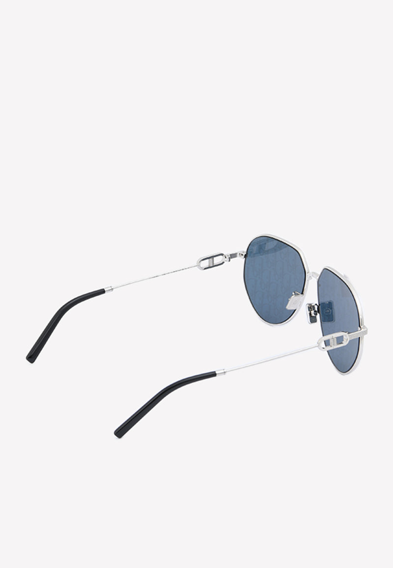 Dior Homme Monogram Aviator Sunglasses Blue DM40026UBLUE MULTI