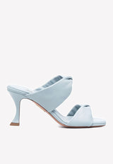 Aquazzura Twist 75 Sandals in Leather Light Blue TWIMIDS0-NAPICE ICE