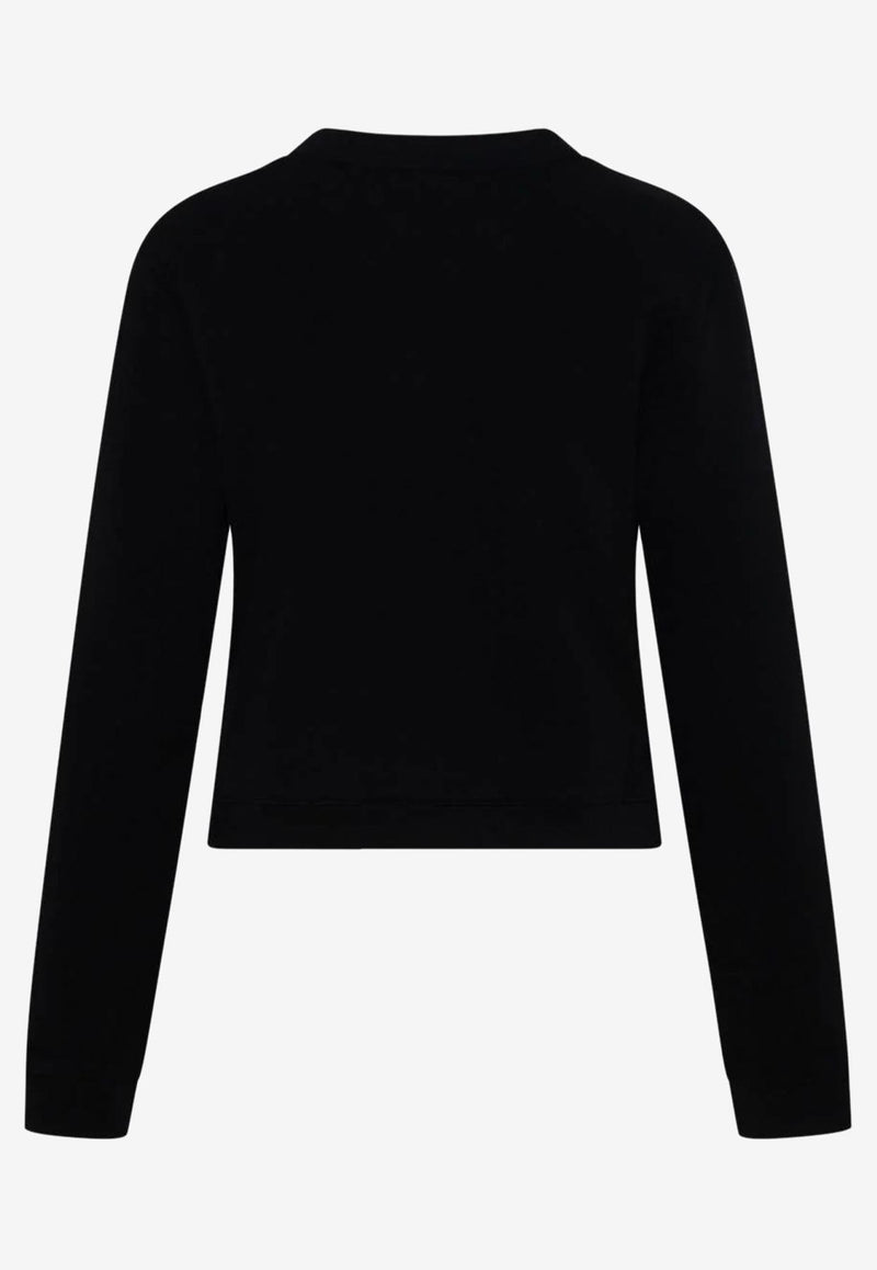Moschino Teddy Bear Print Sweatshirt V1708 0528 3555 Black