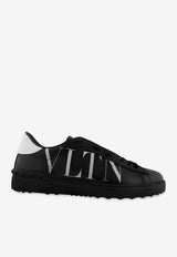 VLTN Leather Open Sneakers