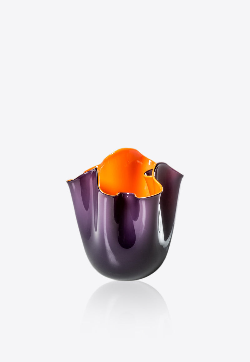 Fazzoletto Opalini Glass Vase