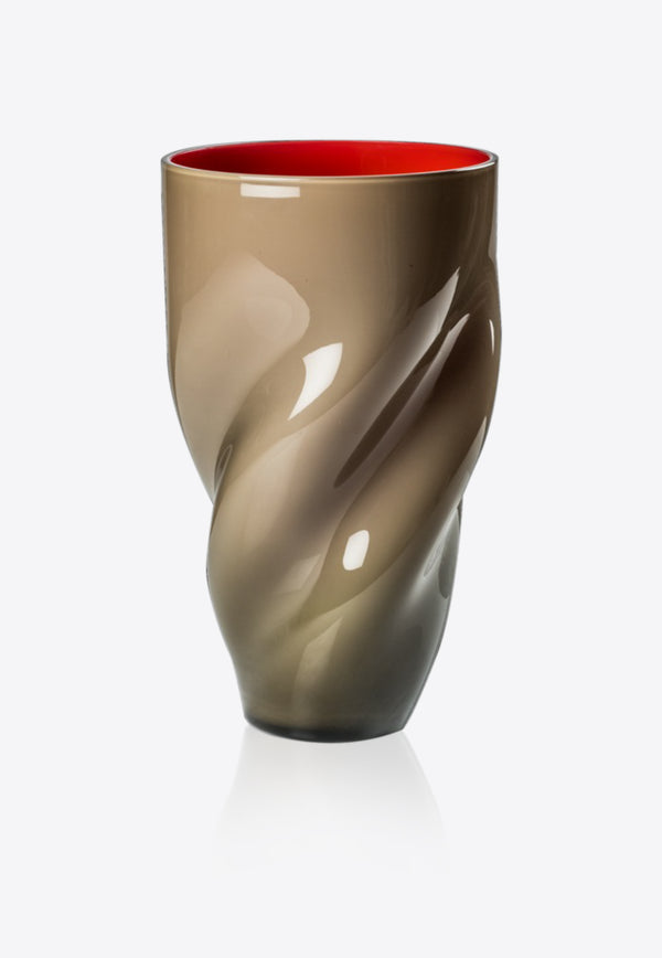 Torcia Vase in Glass